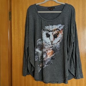 Love & Legend owl long sleeve shirt